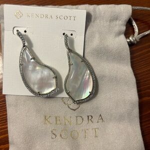 Kendra Scott silver earrings